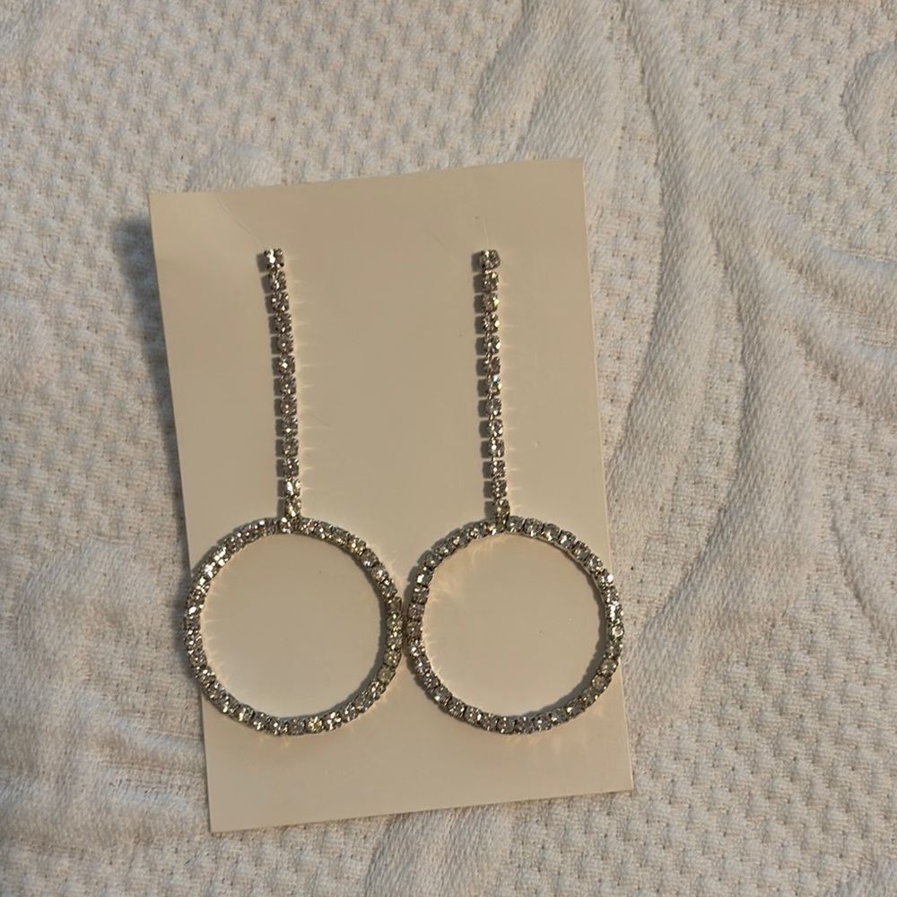 Elegant Silver Drop Earrings